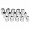 USAG 15 Piece Metric Bihexagonal Socket Set – 3/8″ Drive