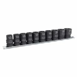 Eastwood 1/2″ Metric Shallow 10 Piece Impact Socket Set