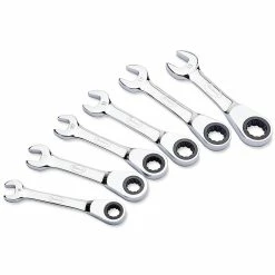 Eastwood 6pc Stubby MM Ratcheting Wrench
