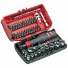 USAG 38 Piece 1/4″ Ratchet, Socket & Bit Set