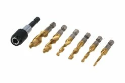 Laser Combination Drill & Tap Bit Set 7PC