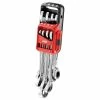 USAG Set Of 8 Reversible Ratchet Combination Wrenches With Locking Ring