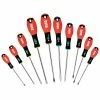 USAG Set Of 10 Screwdrivers For Slot-Head, PHILLIPS® And POZIDRIV® Screws