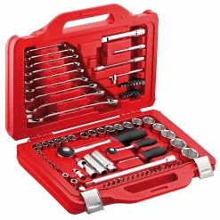 USAG Assortment With Hexagonal Sockets And Combination Wrenches In Modular Box (82pcs)