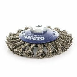 FROST Single Hand Grinders Twist Knot Bevel Brush (100dia M10 X 1.25)