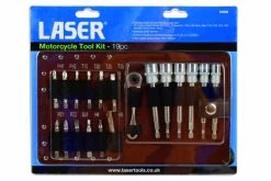 Laser Alldrive Metric / AF Socket And Ratchet Set 19pc -Power Tools Sales Store m832 package