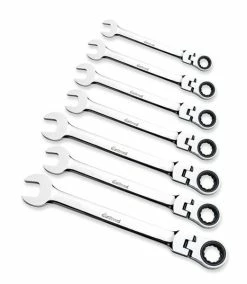 Eastwood 7pc Flexible Metric Ratcheting Wrench Set